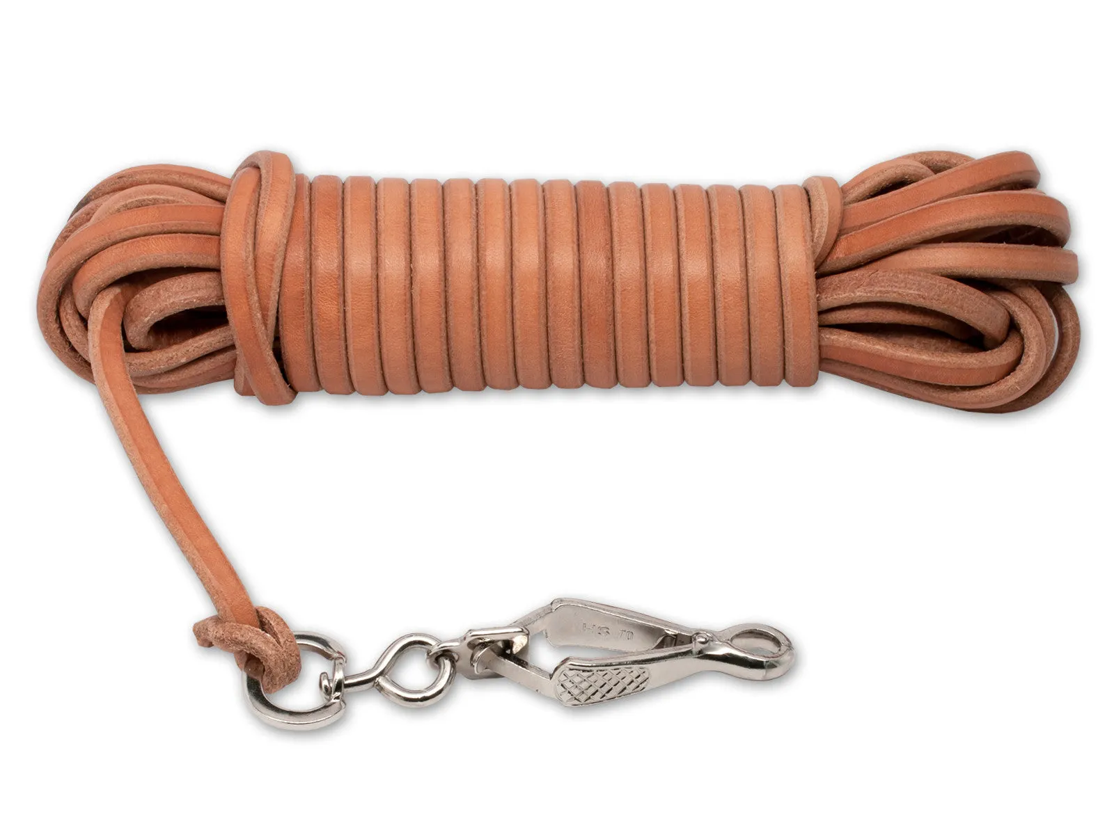 Bloodhound Rounded Leather Leash