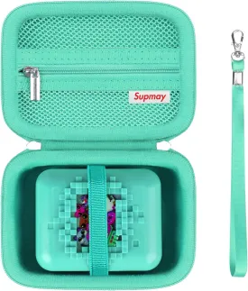 Carrying Case for Bitzee/Disney Interactive Toy/Magicals Interactive Toy Digital Pet, Gifts For Virtual Pet Enthusiast/Girls & Boys, Travel Case with Mesh Pocket for Battery, Cable, Green