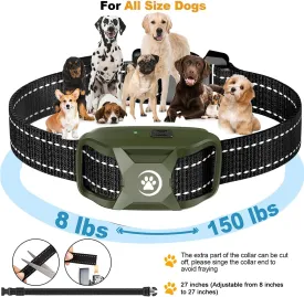 Dog Shock Collar with Remote  1968ft Range, Waterproof & Rechargeable, Adjustable Beep, Shock, Vibration & Ultrasonic Modes, Dog Training Collar for Obedience & Behavior Control