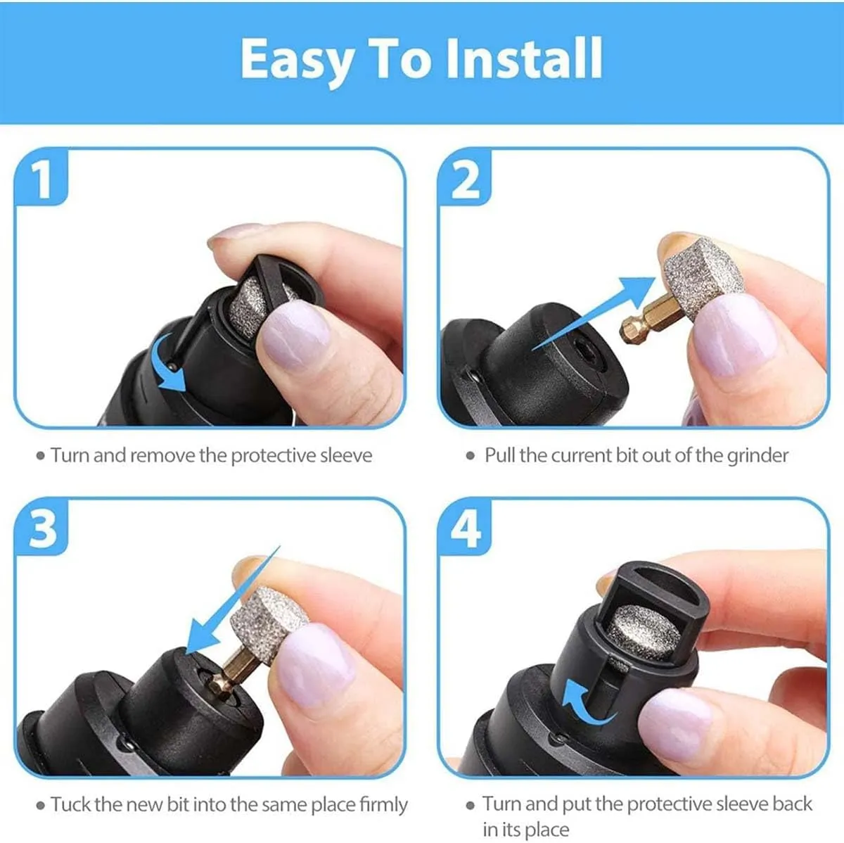 Heusom Silent Pro Nail Grinder, Heusom Dog Nail Grinder, Heusom Dog Nail Trimmer, Rechargeable USB Charging Pet Nail Grinder, 2025 Cordless Electric Dog Nail Clippers Pet Tool (1pc, one Size)