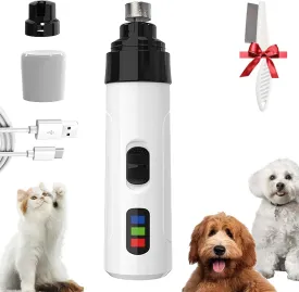 Heusom Silent Pro Nail Grinder, Heusom Dog Nail Grinder, Heusom Dog Nail Trimmer, Rechargeable USB Charging Pet Nail Grinder, 2025 Cordless Electric Dog Nail Clippers Pet Tool (1pc, one Size)