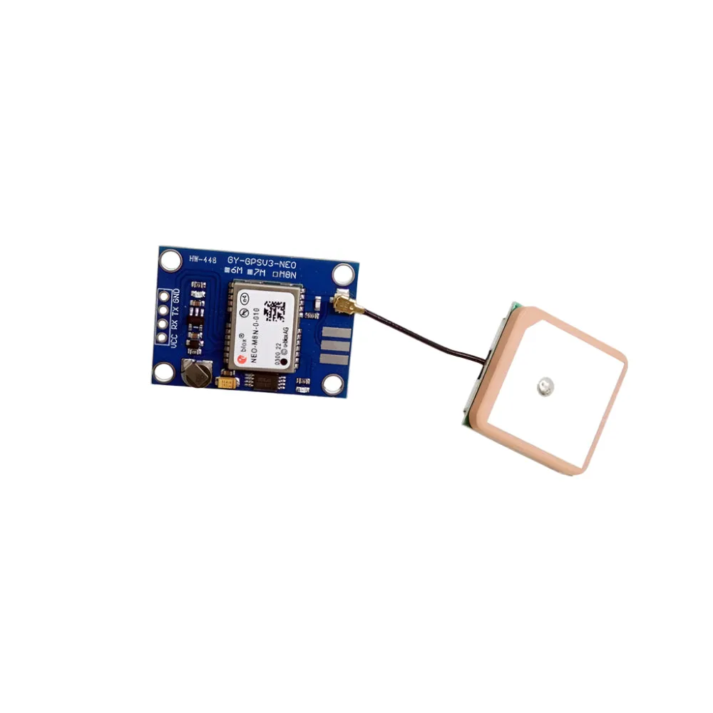 NEO-M8M GPS Module with Ceramic Active Antenna