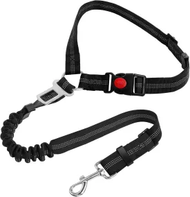Removable Dog Seat Belt Harness for Car, 3 in 1 Pet Dog Car Seatbelt Leash