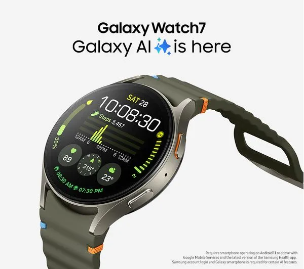 Samsung Galaxy Watch7 LTE with Bixby, 40mm, Green