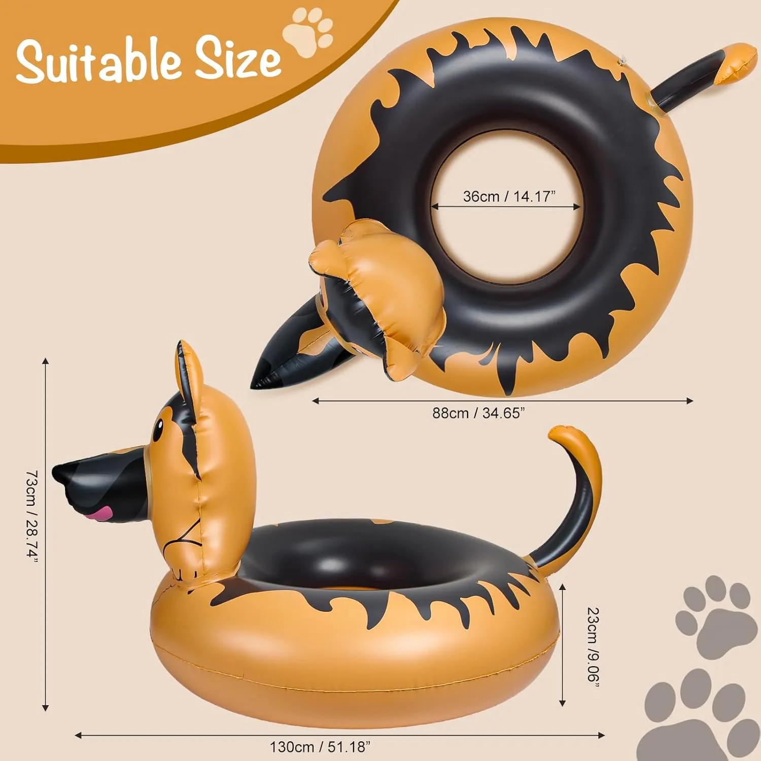 Silph PLC Pool Float, Inflatable Swim Ring with Cup Holder for Party, Pool Toys for Adult/Kids Relaxing & Pool Hunk Ring for Lifeguard
