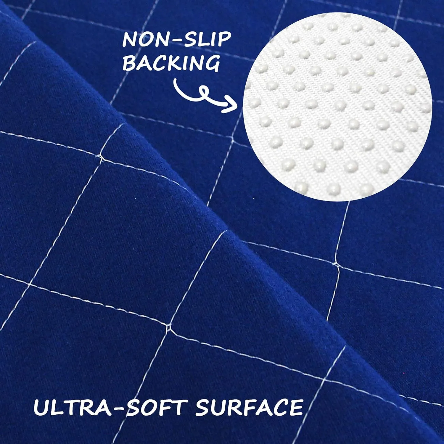Washable Pee Pads for Dogs, Reusable 36" Round Whelping Pads, Whelping Box for Dogs, Puppy Training Pads with Non-Slip Back for Playpen/Crate, Dog Housebreaking Absorption Pad