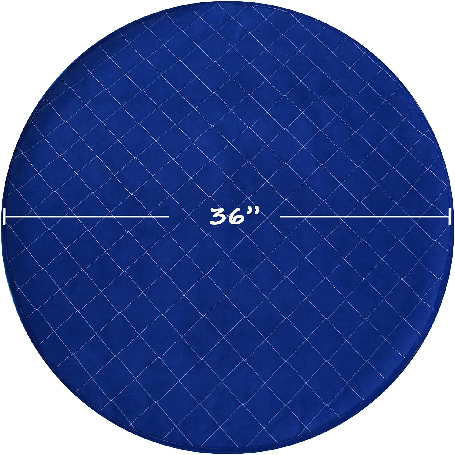 Washable Pee Pads for Dogs, Reusable 36" Round Whelping Pads, Whelping Box for Dogs, Puppy Training Pads with Non-Slip Back for Playpen/Crate, Dog Housebreaking Absorption Pad