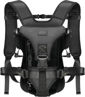 YUDODO Front Pet Carrier Backpack for Small Dogs and Cats, Secure and Breathable Mesh, Ergonomic Support, Adjustable for Walking, Hiking, or Travel (Black S)